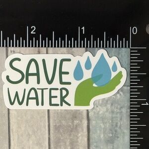 🌀10/$10🌀 Protect The Earth Environment Green Reusable Waterproof Vinyl Sticker